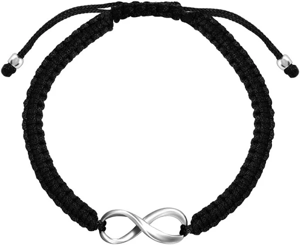  Silver Infinity Bracelet view 2
